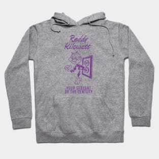 Reddy Kilowatt - Vintage Retrocolor Purple Hoodie